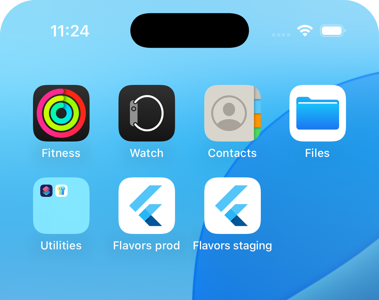 Rename a Flutter flavor
