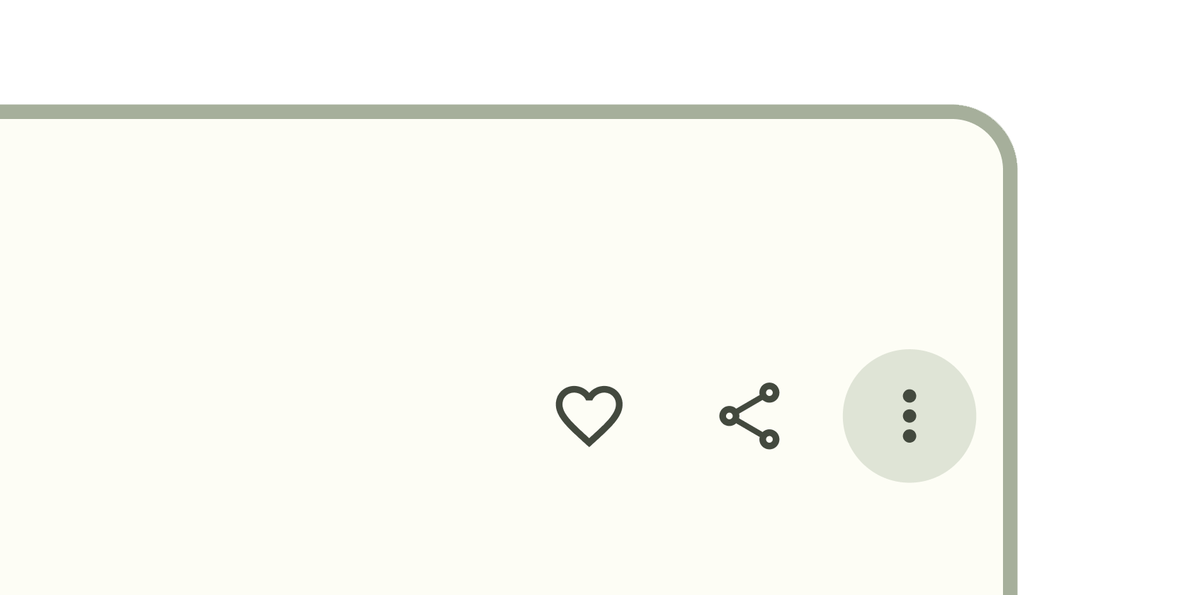 IconButton Material 小部件的渲染示例。