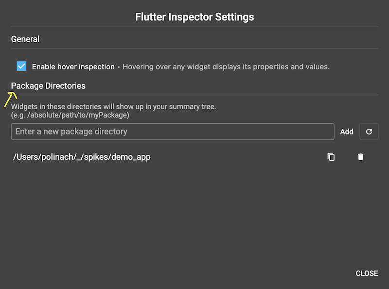 package directories frame_analysis